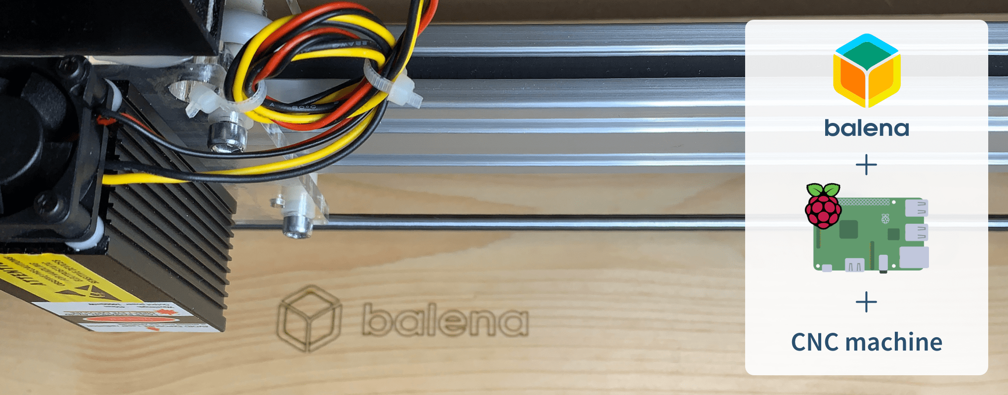Here's a balena logo scribed by one of my shop machines