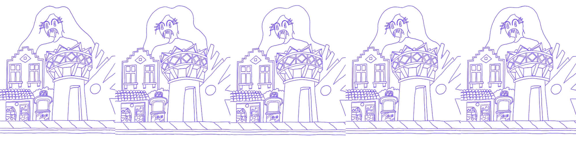 Example sprite sheet for background