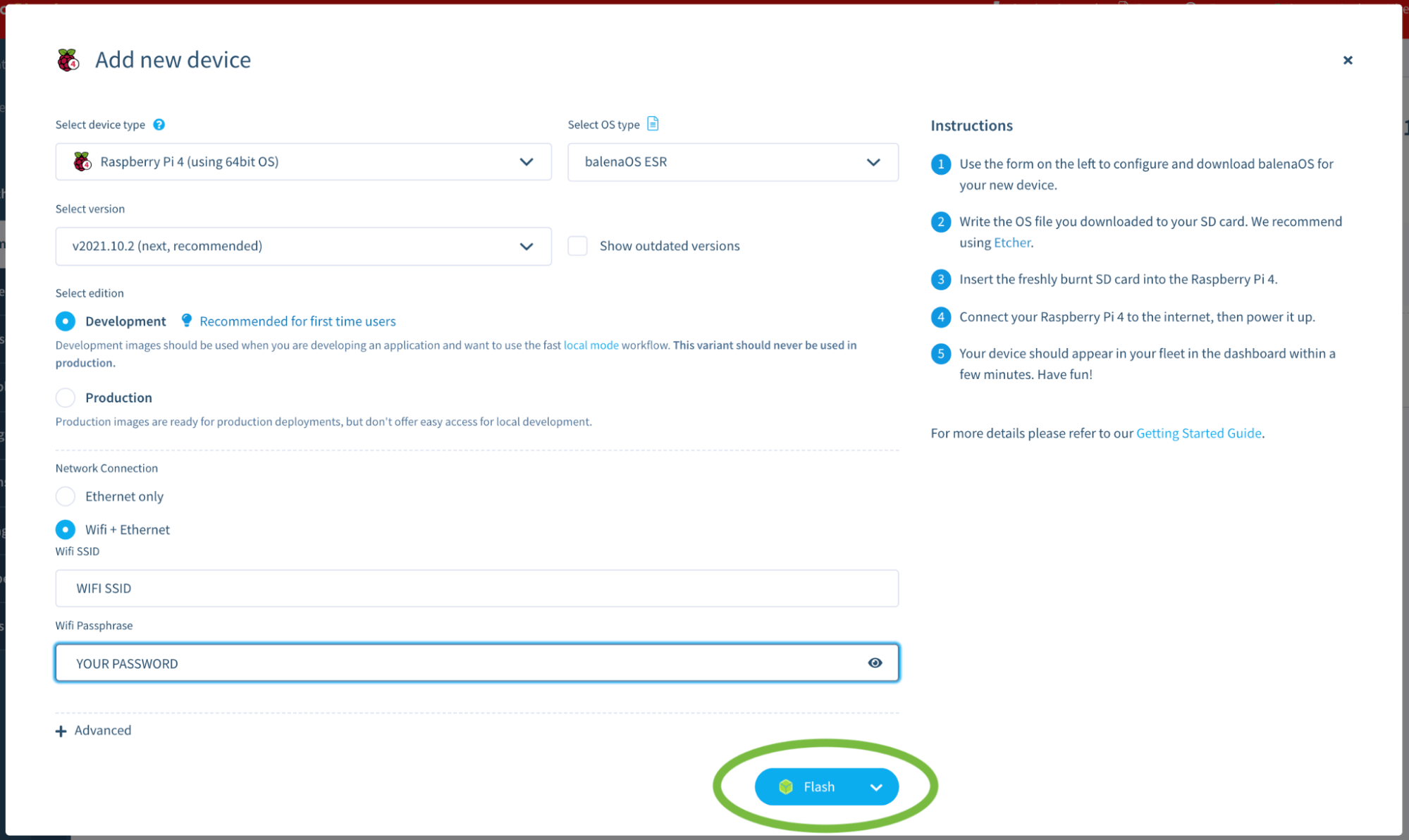 Add your device(s) to your Fleet