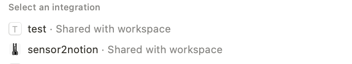 Notion Integration invite