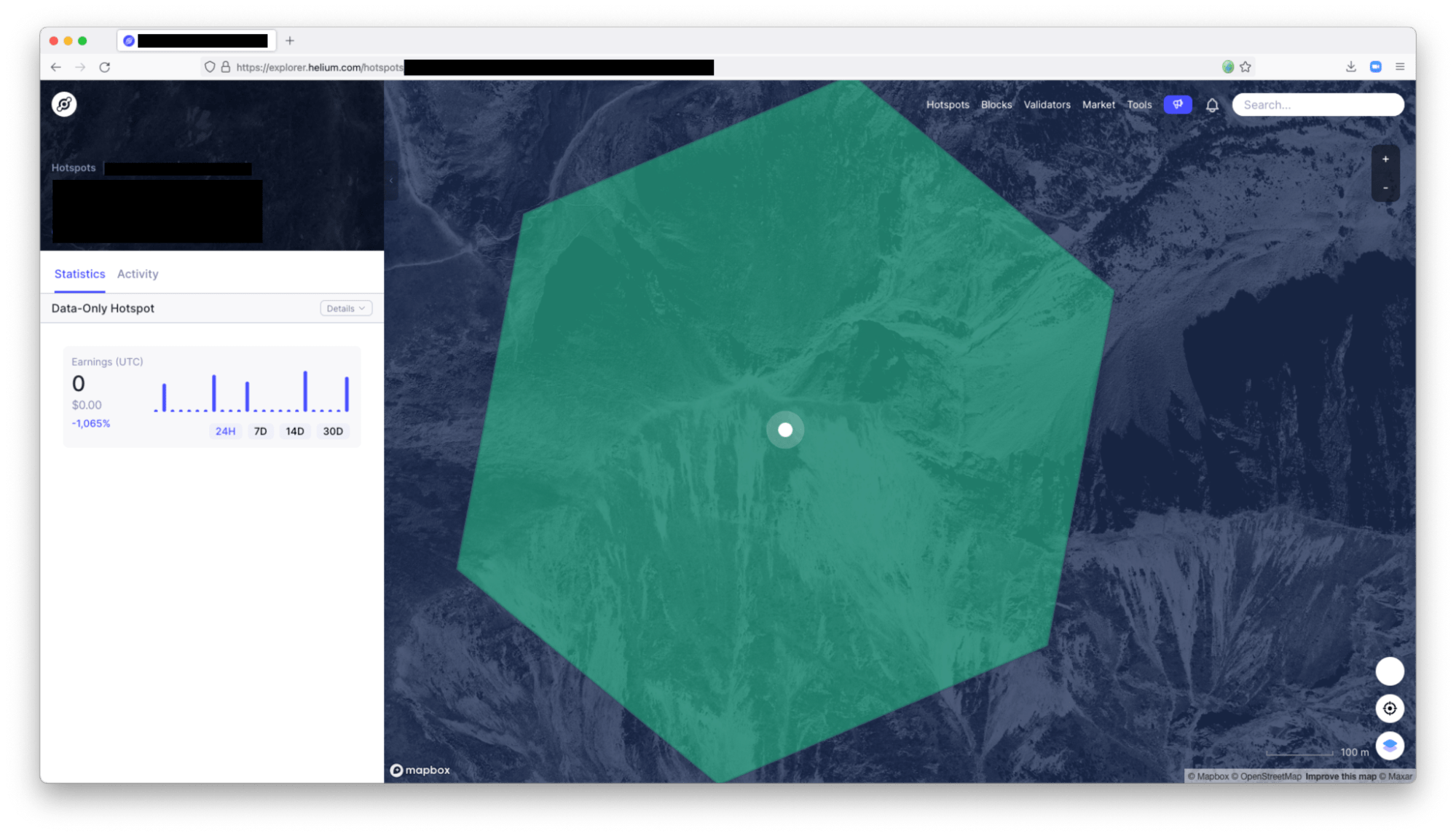 See your new Helium data-only hotspot at work.