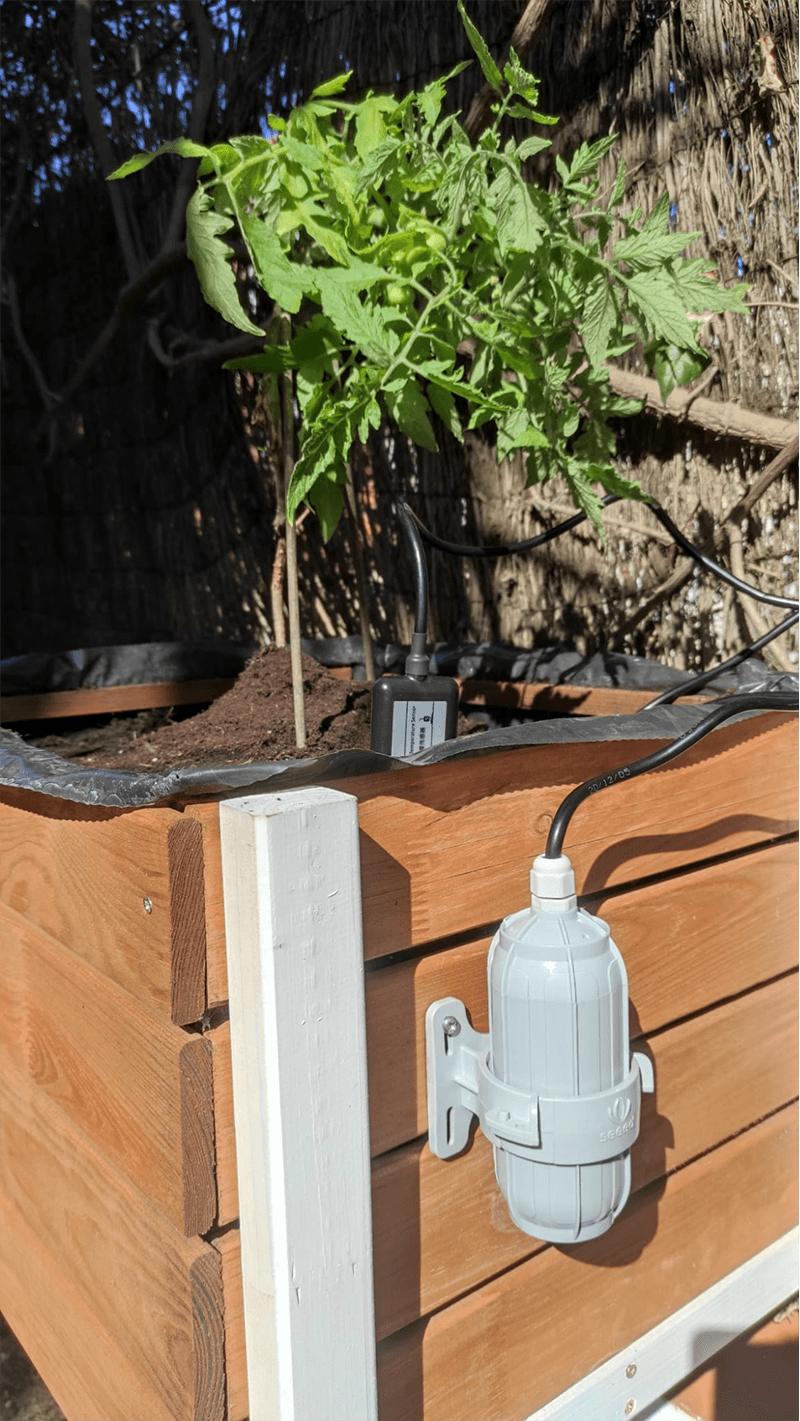 Adding the sensors to monitor the garden