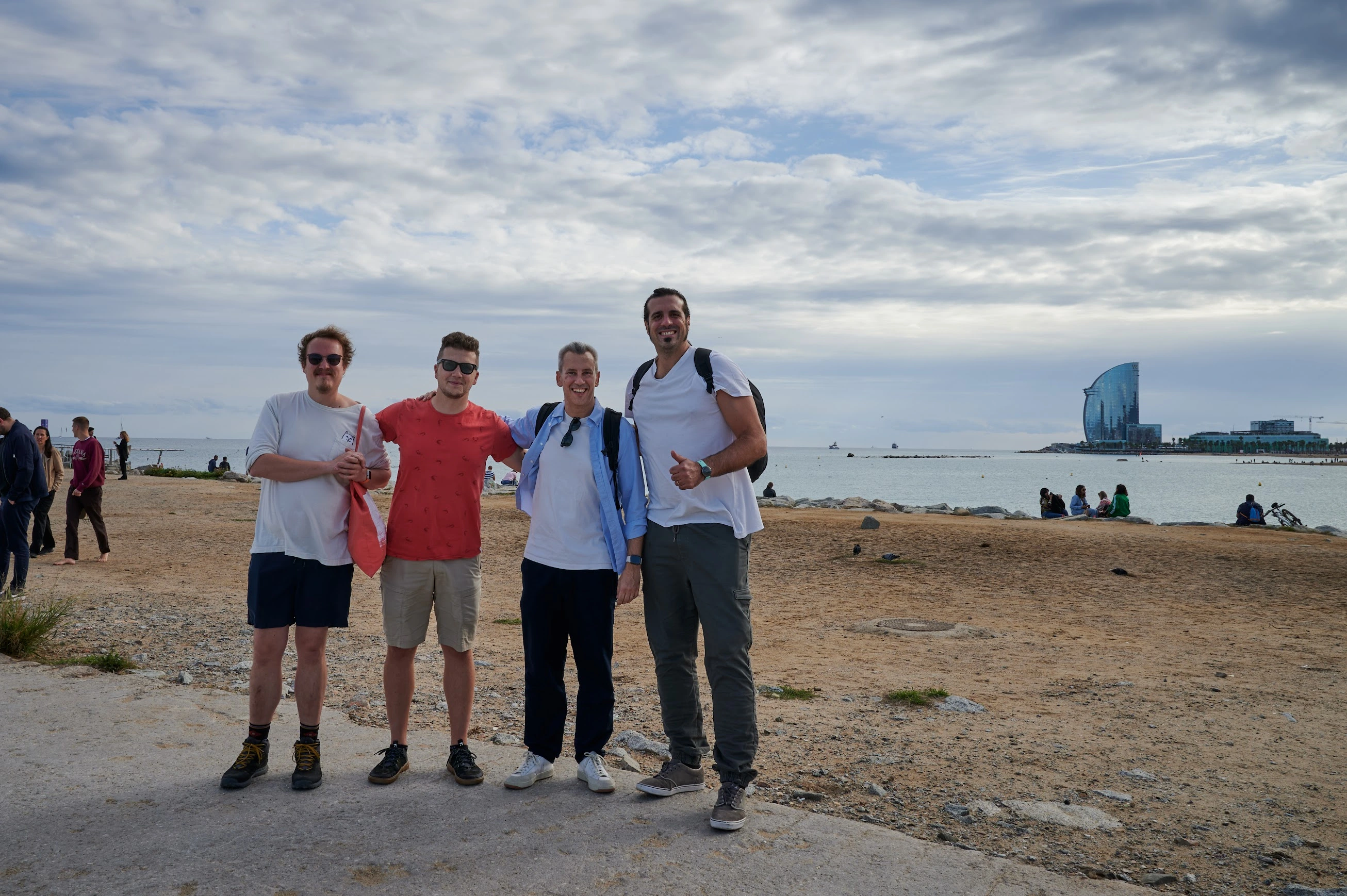 balena mini-meet in the beach of Barcelona