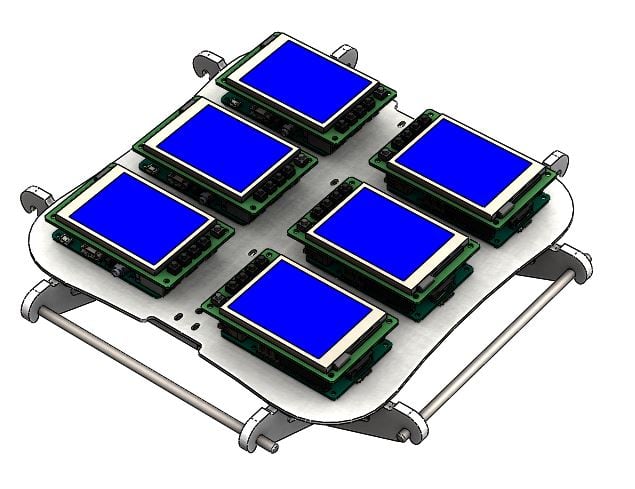 tile with multiple boards