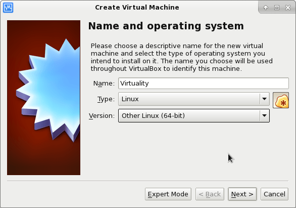 VirtualBox device creation