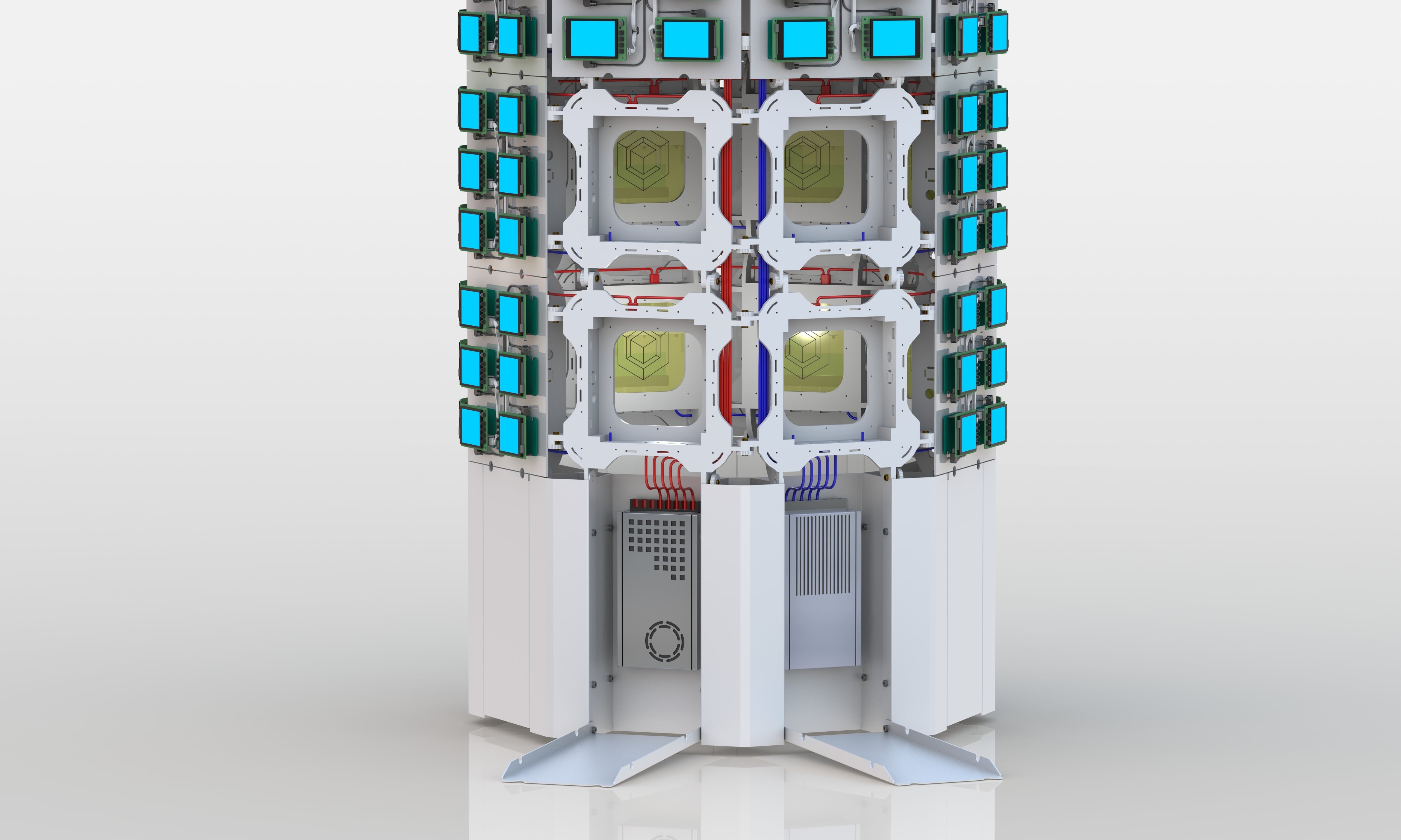 OctoTower rendering, work in progress