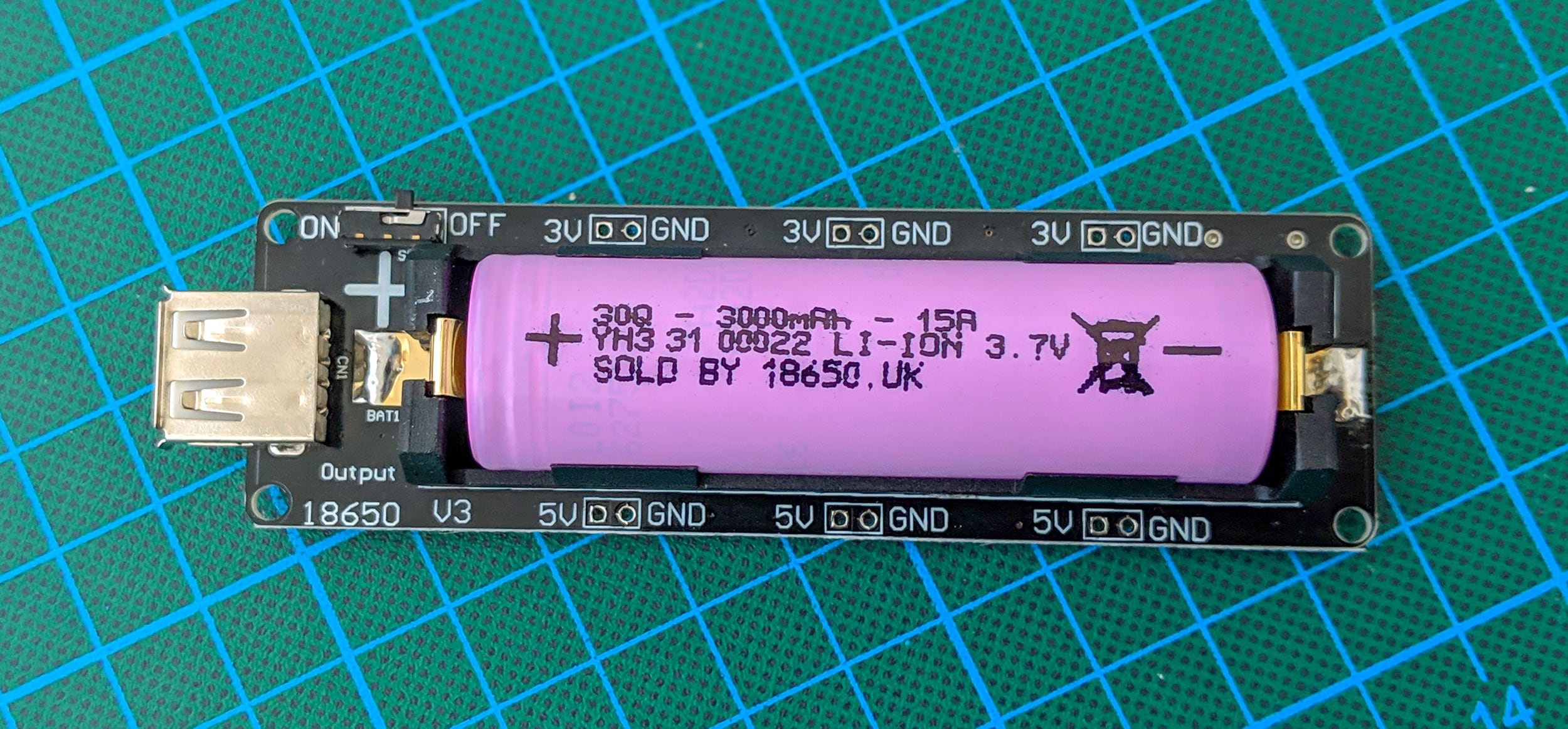 18650 Battery Shield