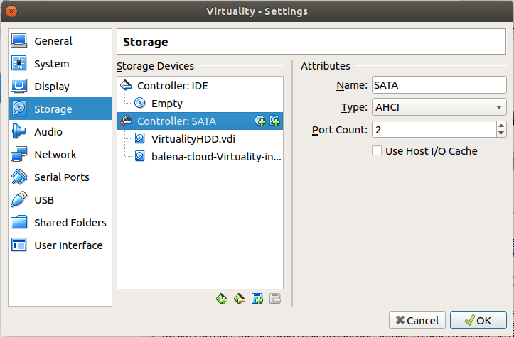 VirtualBox HDD