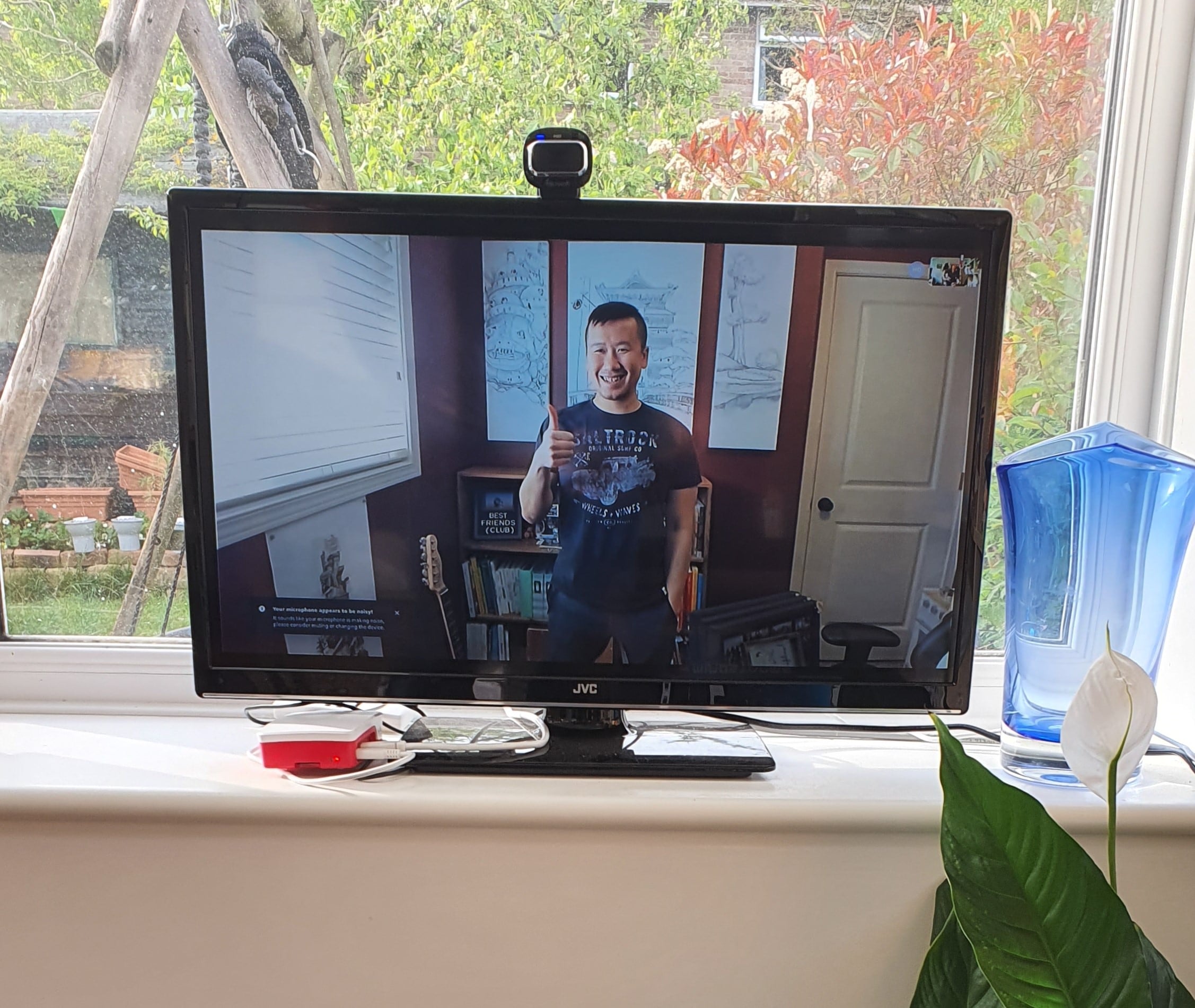 Testing with another balena colleague