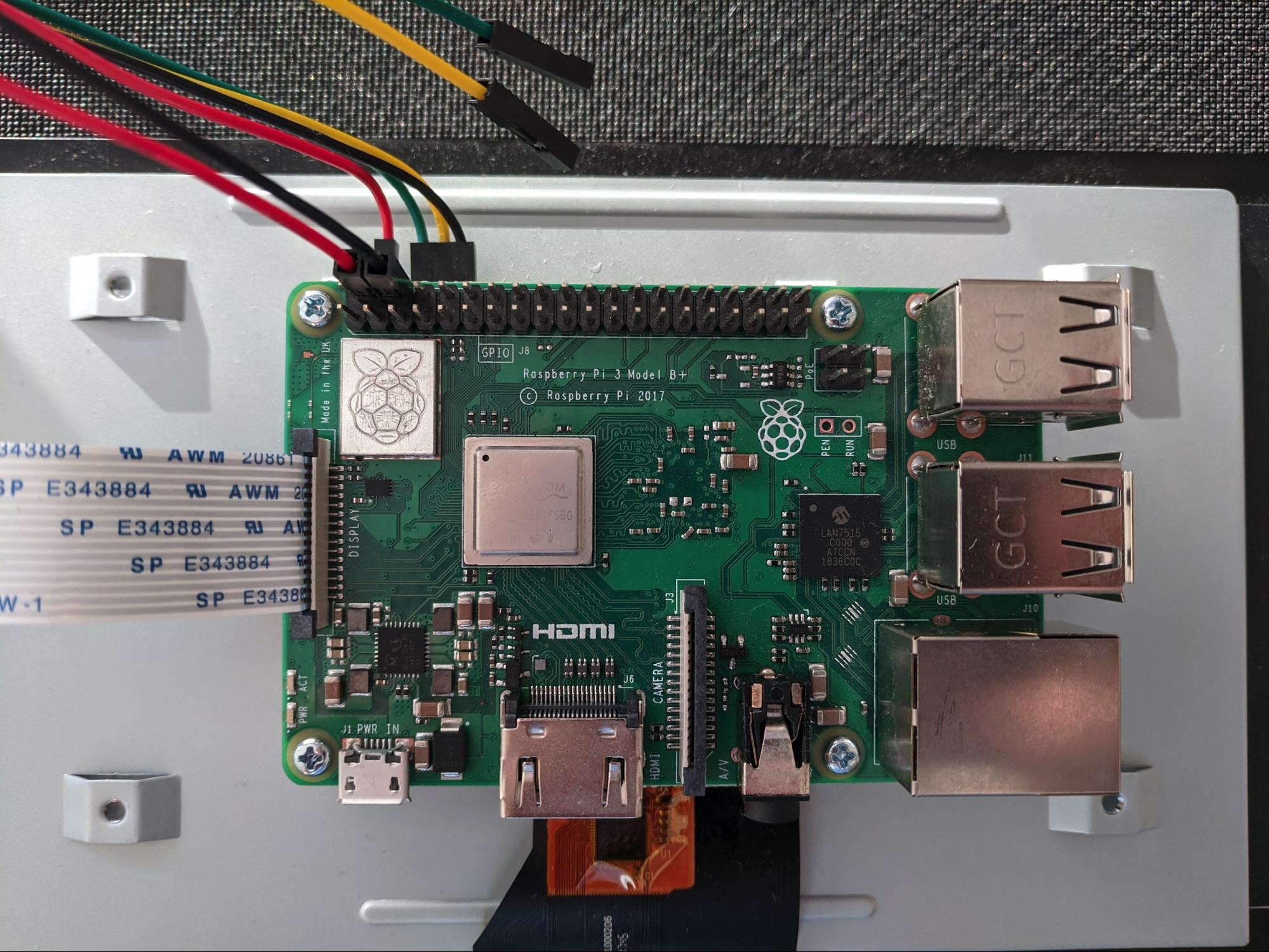 Top-down view of this project