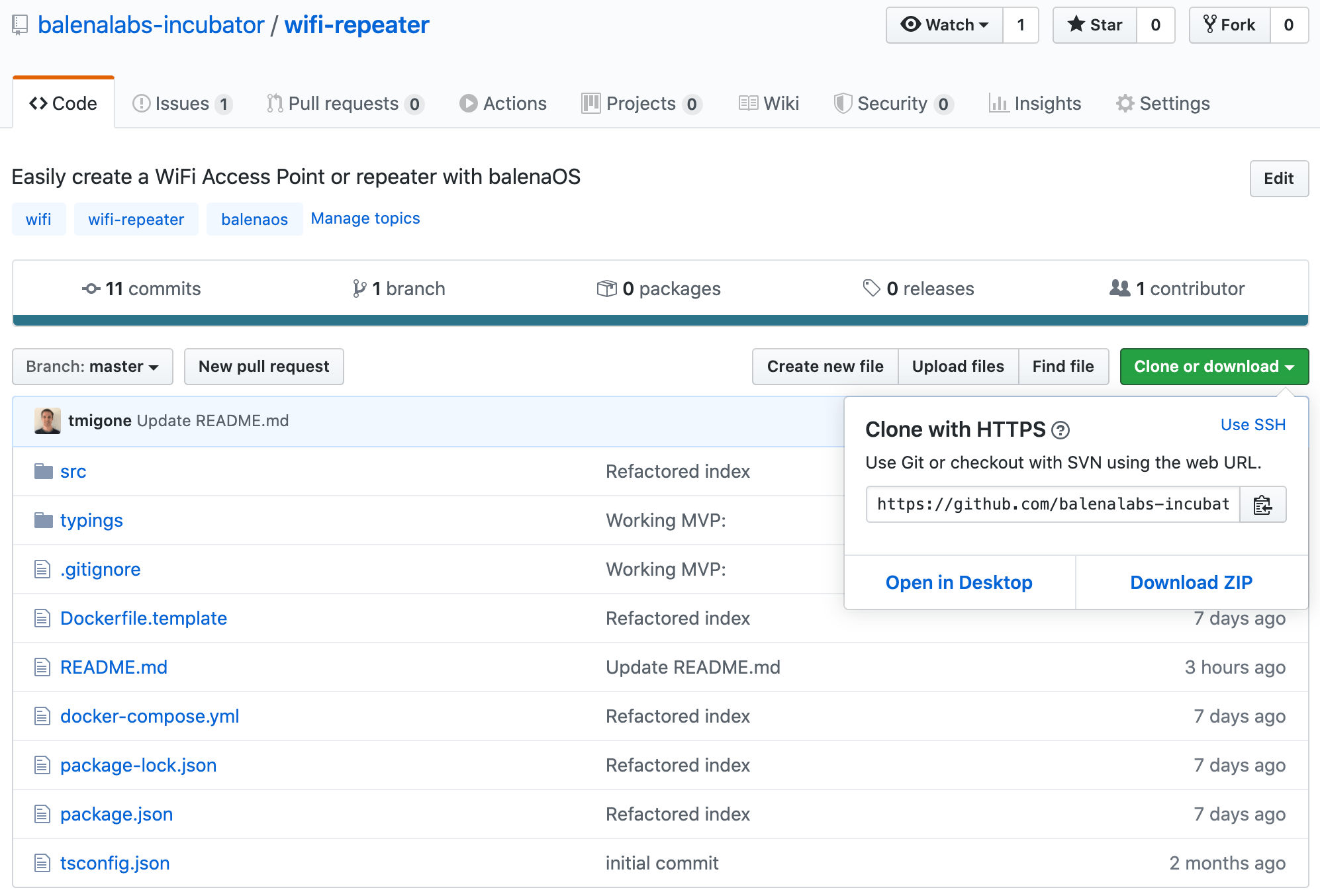 Get the project from GitHub