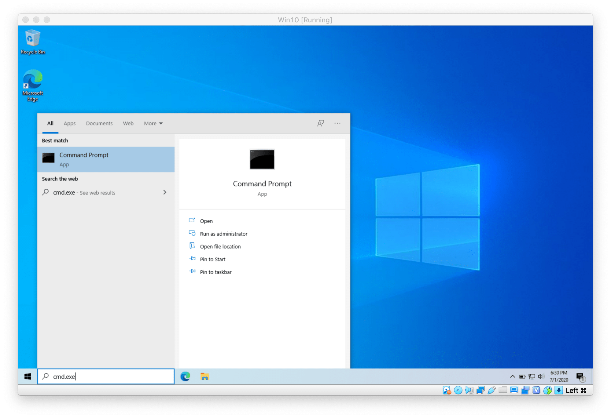 Open terminal and open diskpart.exe