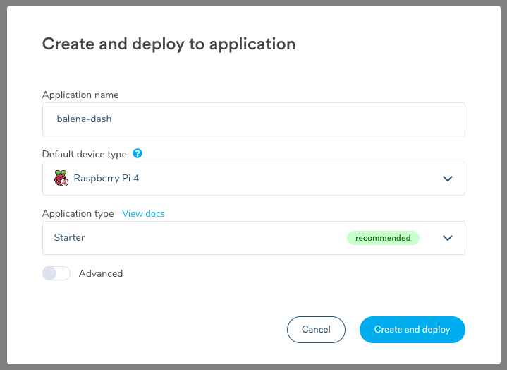 Create and deploy the application!