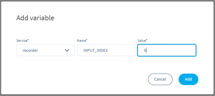 Add your recorder variable