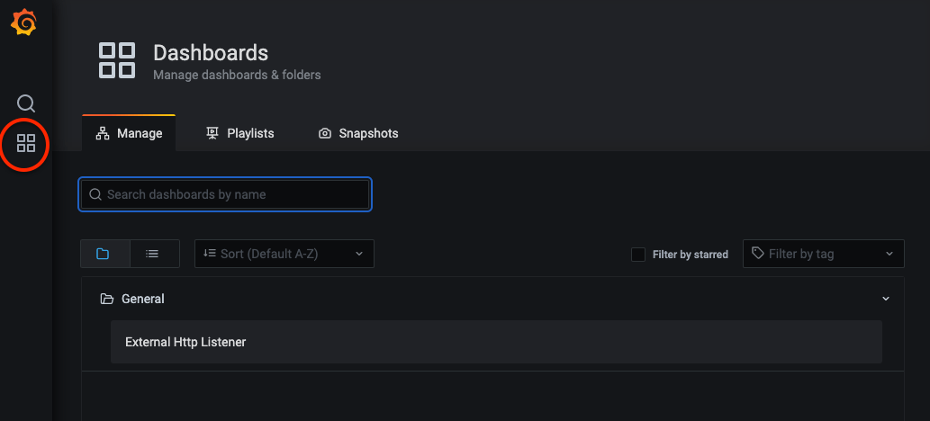 Access and customize dashboard