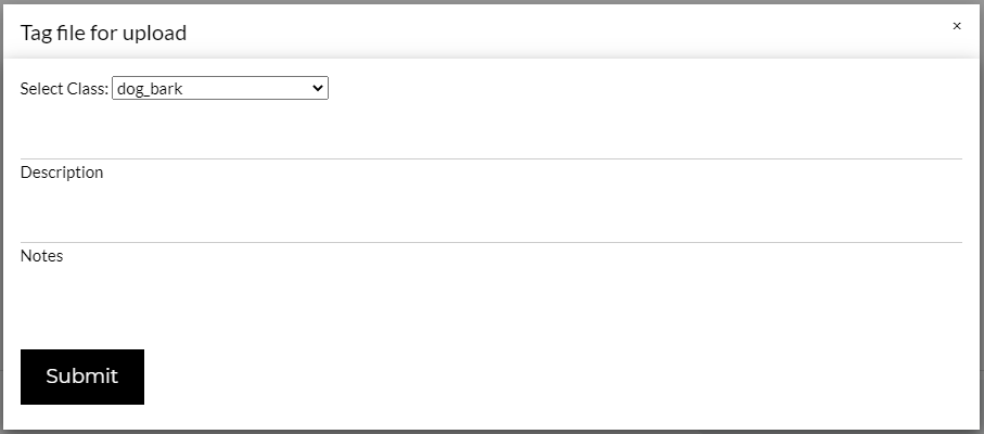 Upload your own file